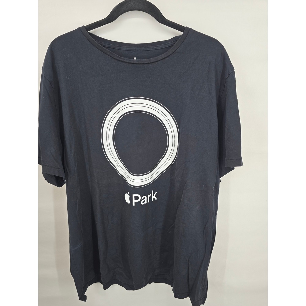 Apple Park Visitor Center Graphic T-Shirt Mens XXL Black Short Sleeve Tech Logo